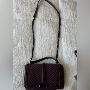 Purple Rebecca Minkoff Cross Body Bag